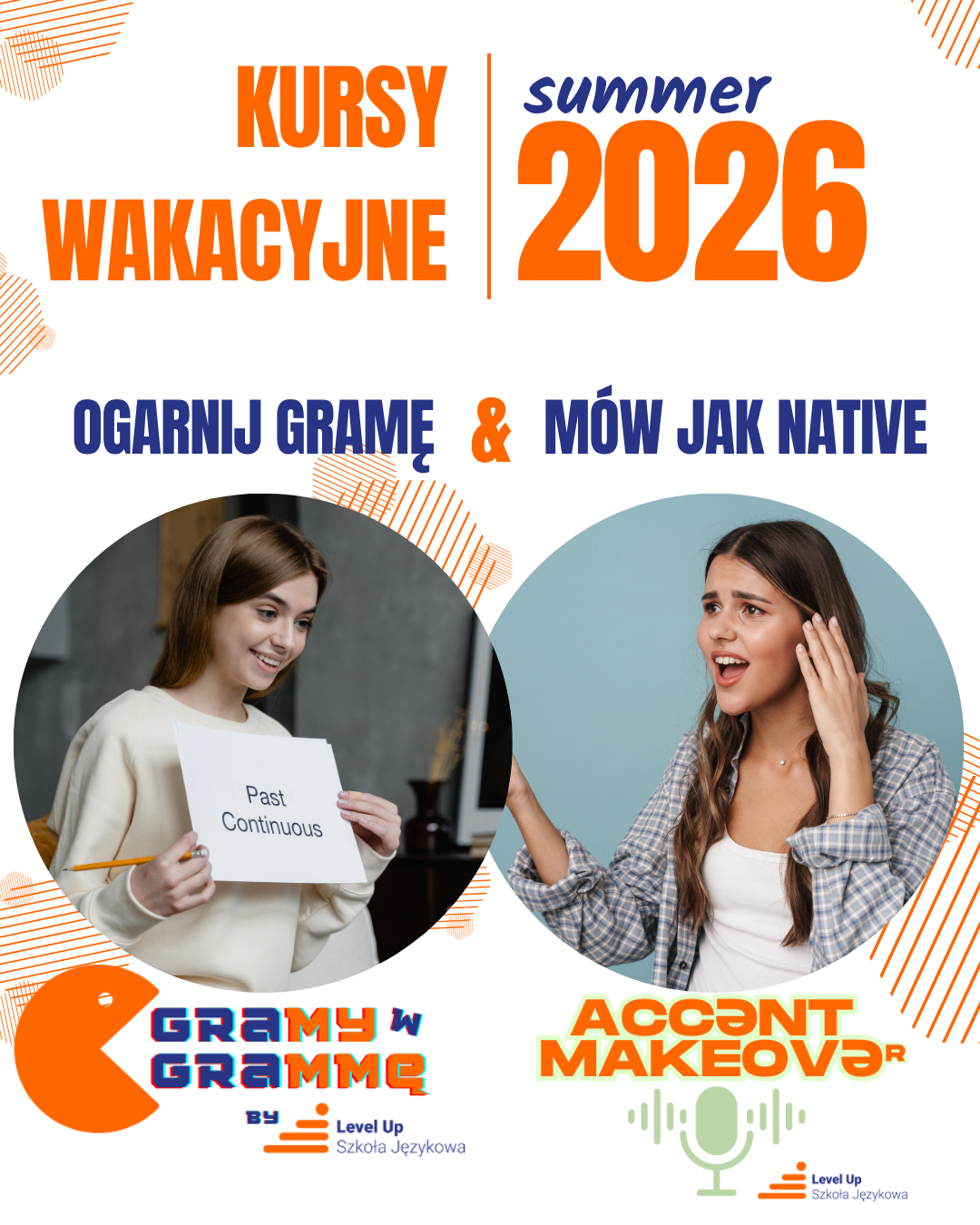 wakacje z angielskim w Level Up